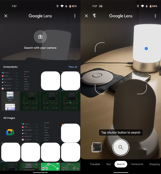 Google Lens Capturas de Ecrã