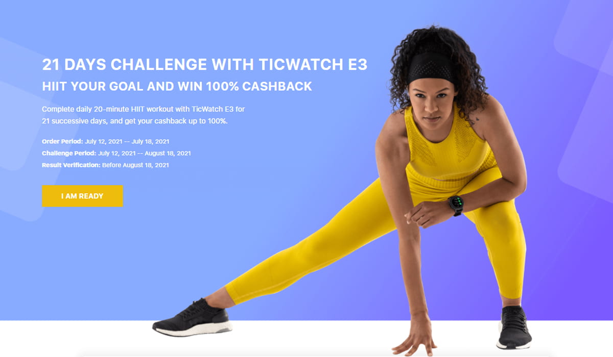 Mobvoi TicWatch E3 desafio