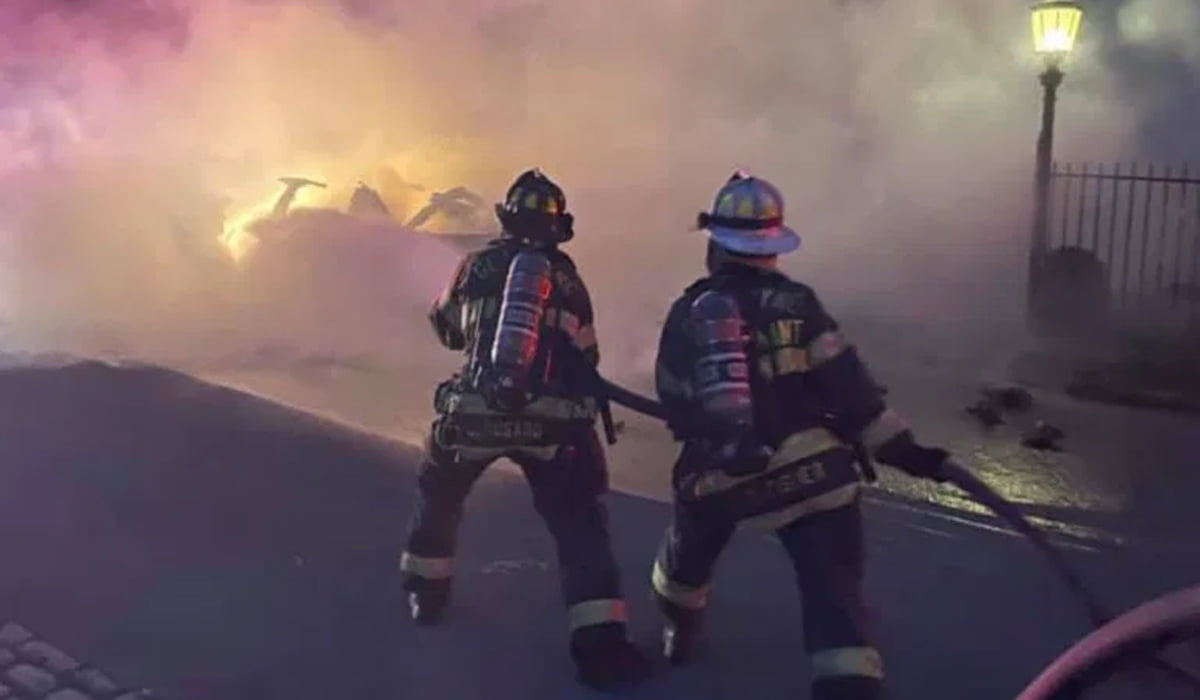 Tesla model s plaid fogo