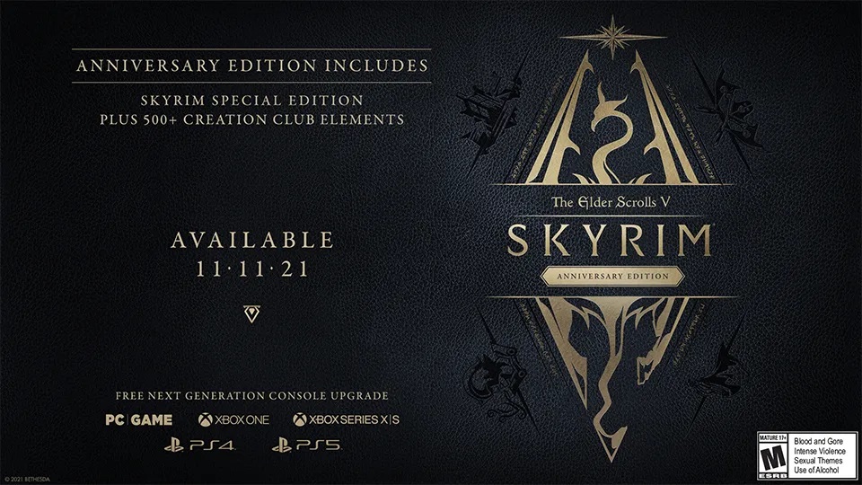 SKY10 Anni Edition in body EN gaming, Skyrim Anniversary Edition, The Elder Scrolls V: Skyrim TecheNet The elder scrolls v: skyrim anniversary edition