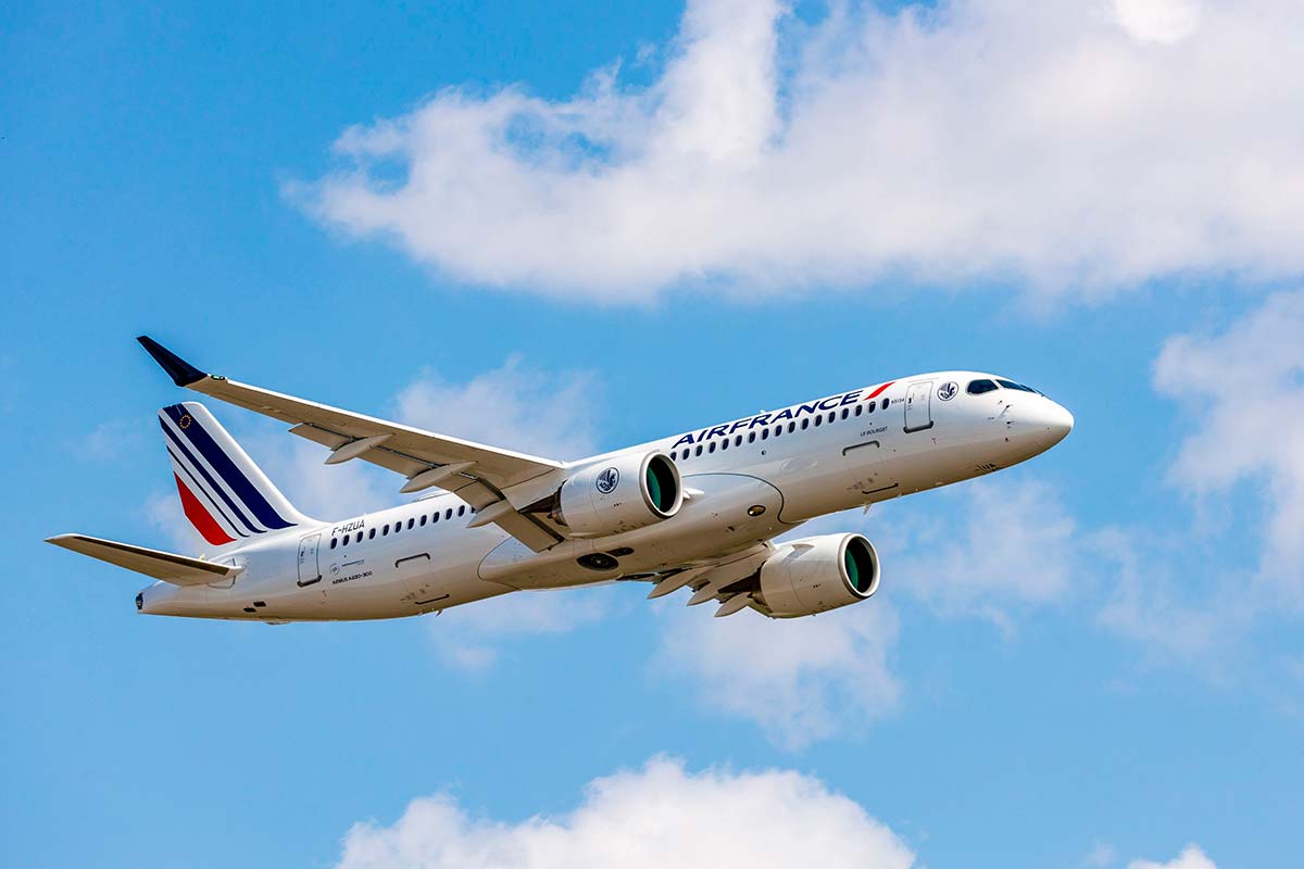 Air France recebe o primeiro de 60 Airbus A220S
