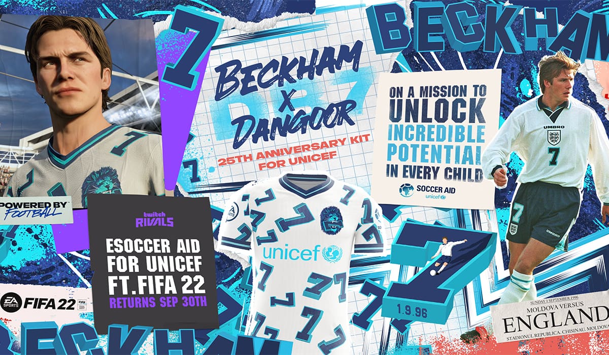 Fifa 22 david beckham unicef