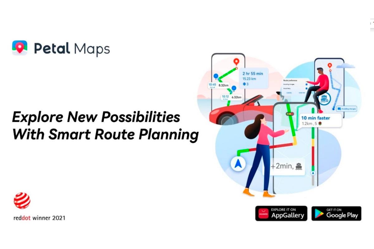 Huawei Petal Maps vence Red Dot Design