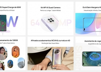 Huawei nova 8i traz 4 câmaras e carrega em 30 minutos