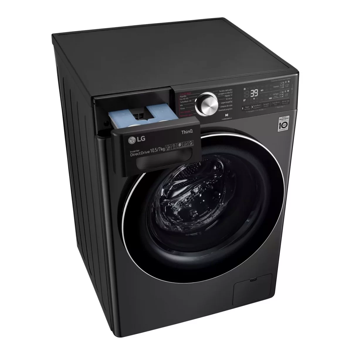 Máquina de lavar e secar roupa LG