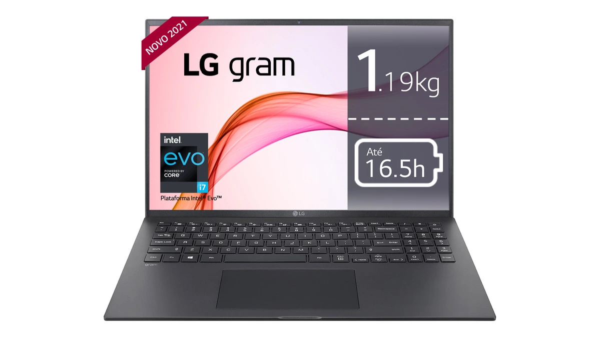 LG gram de 16 polegadas
