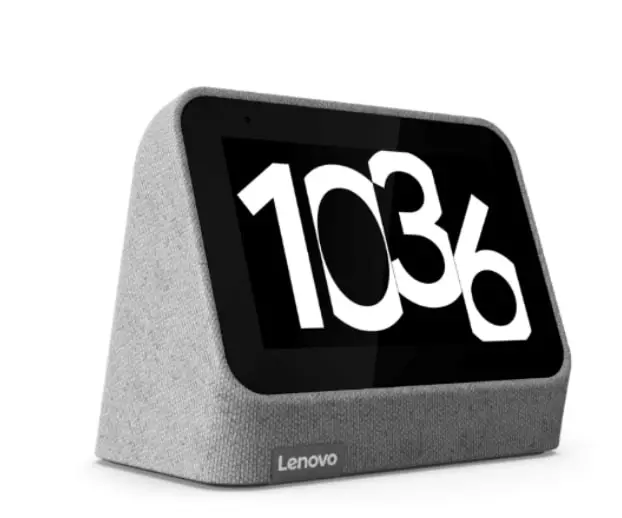 Smart Clock 2 lenovo, presentes de Natal TecheNet Lenovo smart clock 2