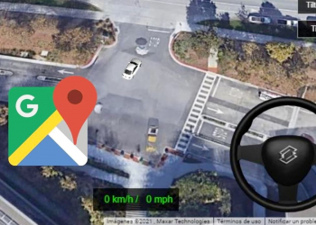 E se pudesses conduzir diretamente no google maps
