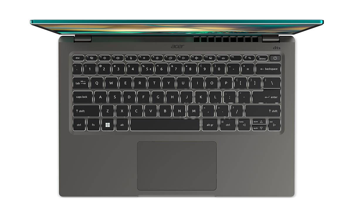 Acer Swift X 14 teclado