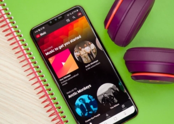 Youtube music interface