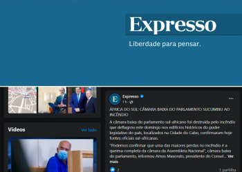 Liberdadeparainformar: expresso continua a noticiar nas redes sociais