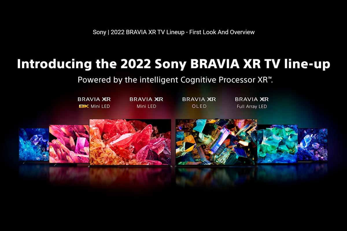 Sony no CES 2022: revolucionar a linha Bravia XR