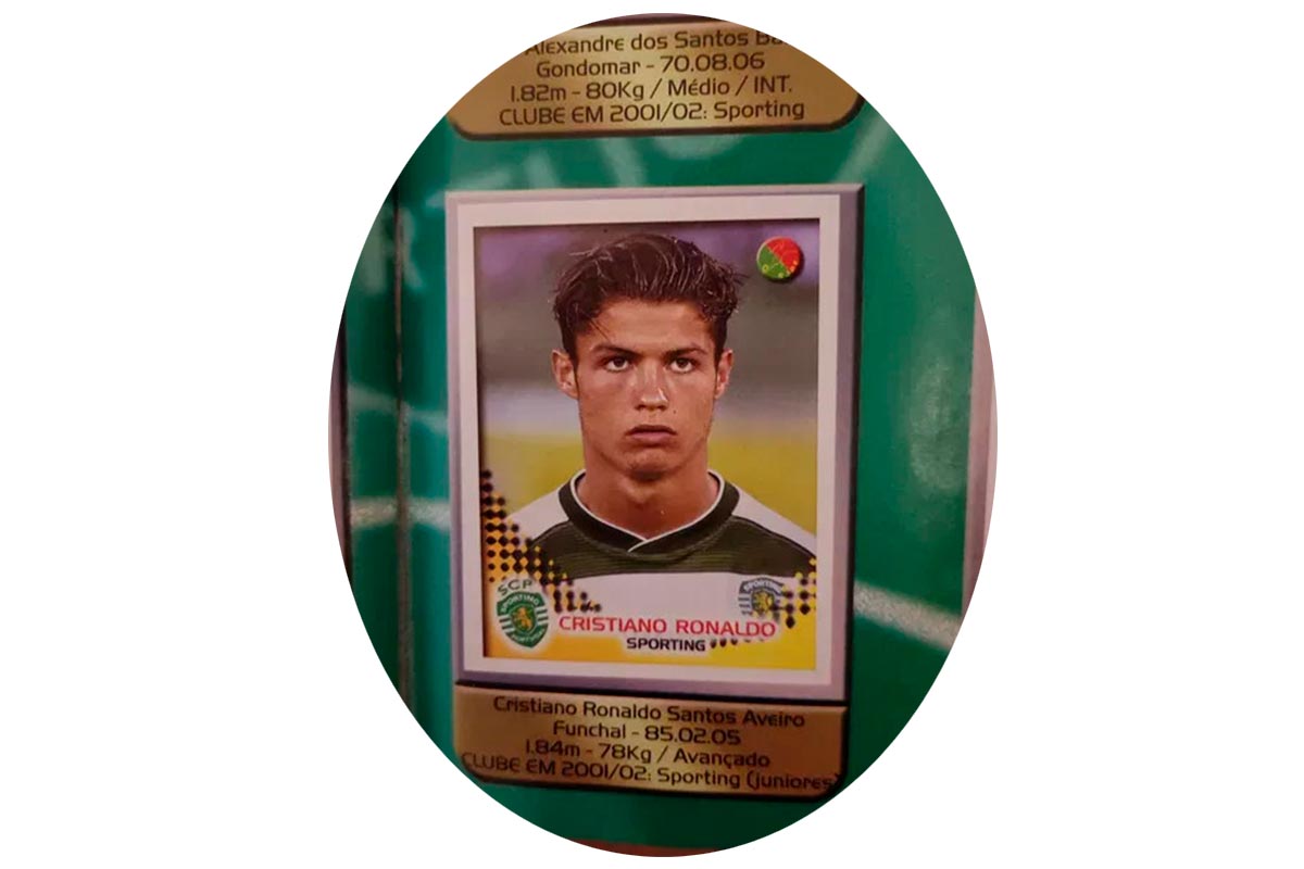 Cromos de Cristiano Ronaldo no Sporting são trending