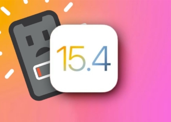Apple ios 15. 4 bateria