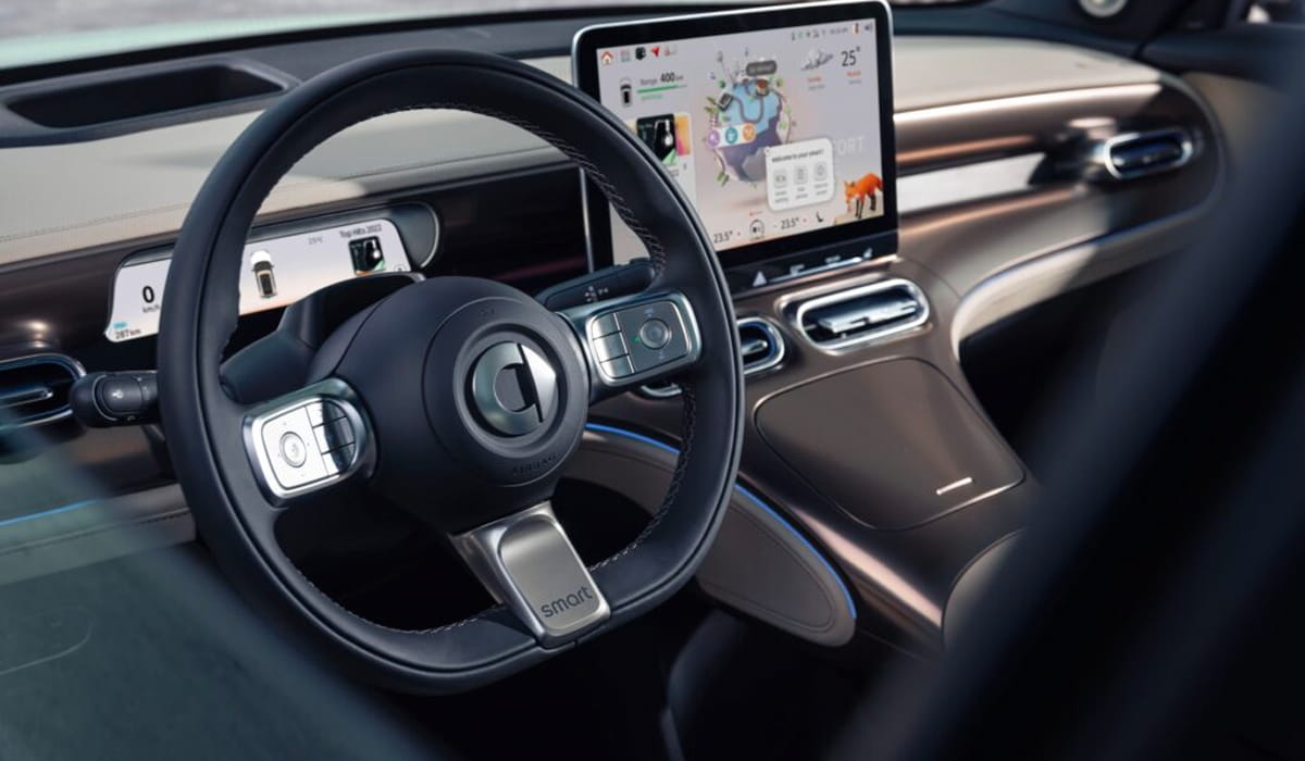 Smart1 3 carro elétrico, mobilidade elétrica, smart, Smart #1, SUV, SUV Compacto TecheNet Smart #1 suv compacto 100% elétrico - infotainment