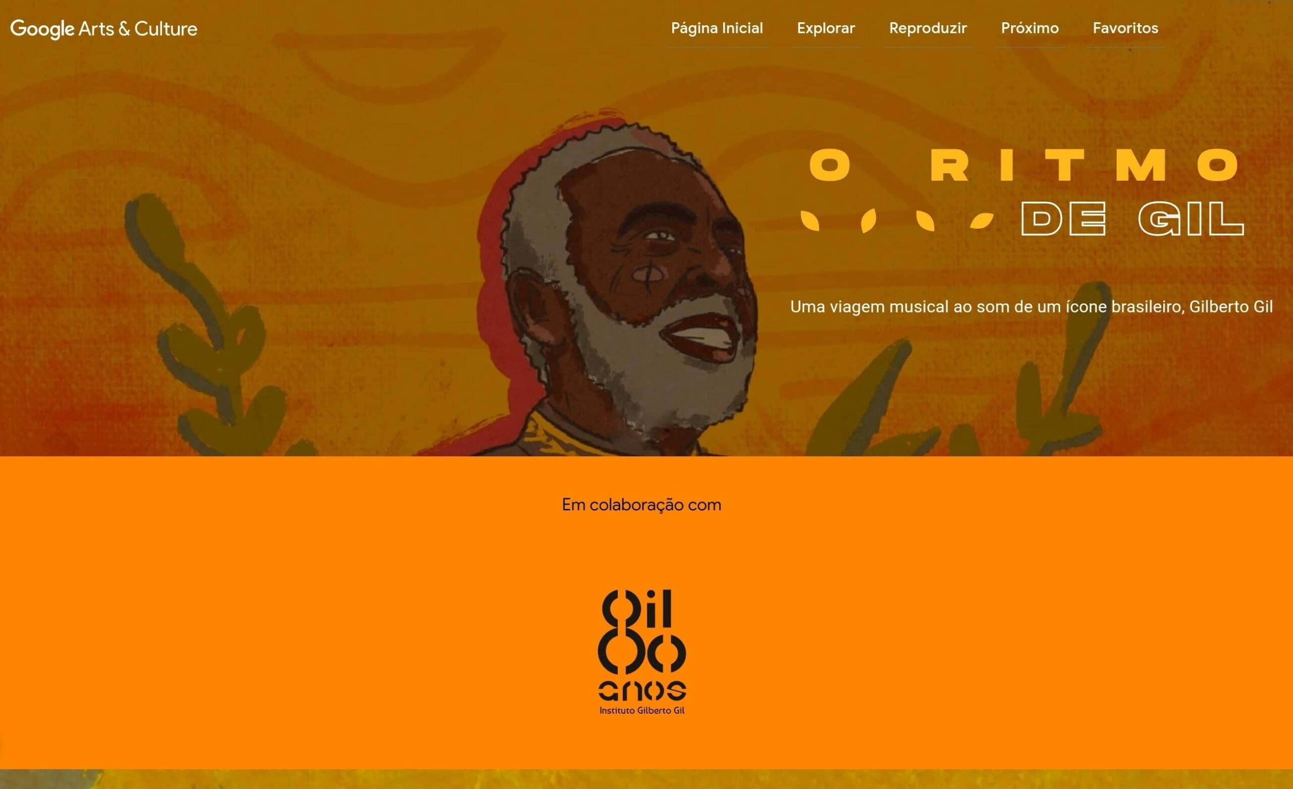 Gilberto Gil: retrospectiva do artista disponível online