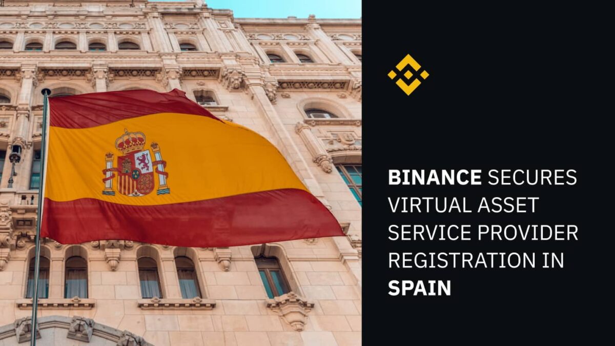 Binance já é Provedor de Serviços de Ativos Digitais em Espanha