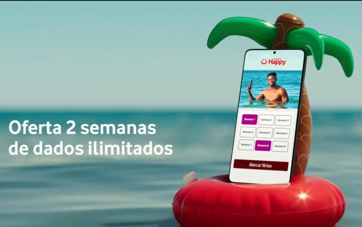 Clientes Vodafone com net ilimitada no Verão