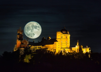 Super lua sintra chuva de estrelas