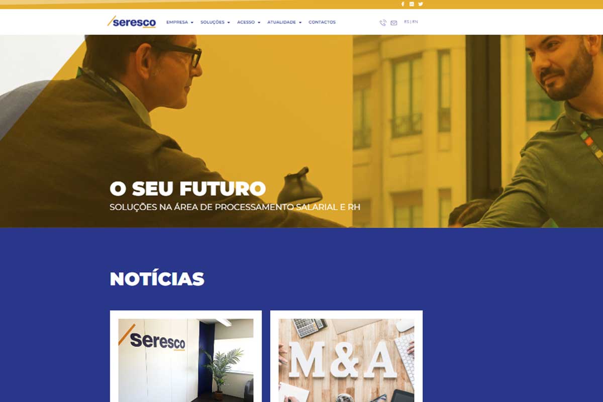website Seresco Seresco TecheNet Website seresco