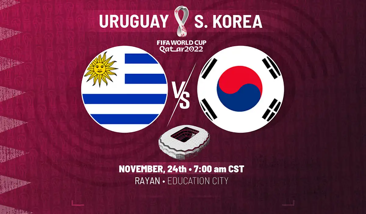 Uruguai Coreia Mundial 2022