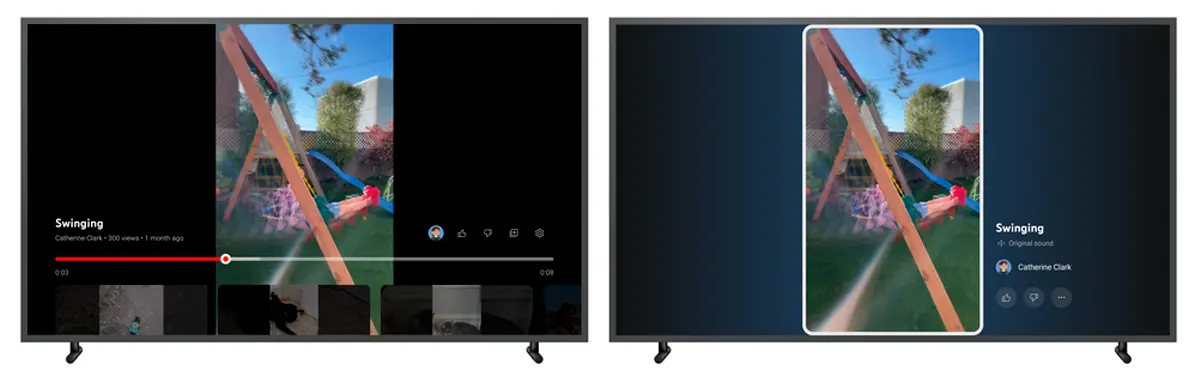 Youtube shorts smart tv