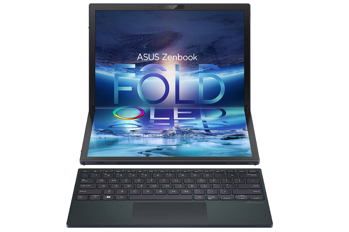 Zenbook 17 Fold OLED UX9702 Product photo 2K TechBlack 02 Asus