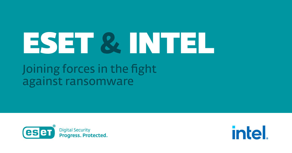 ESET e Intel juntam-se para fornecer proteção avançada contra ransomware
