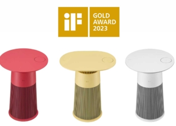 O inovador lg puricare aerofurniture conquistou o if gold award na categoria design de produto
