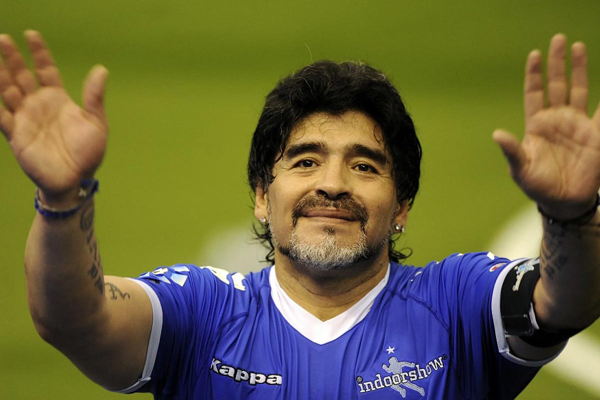 Maradona é uma das lendas do futebol