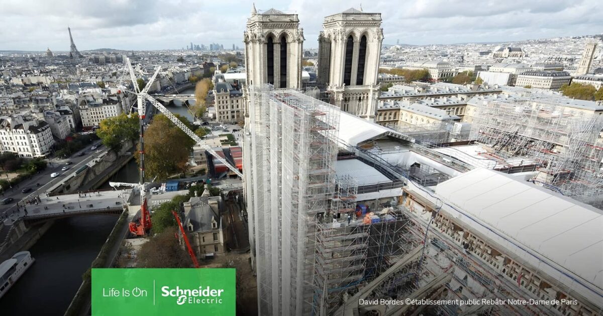 Notre-Dame: Schneider Electric patrocina a restauração da catedral