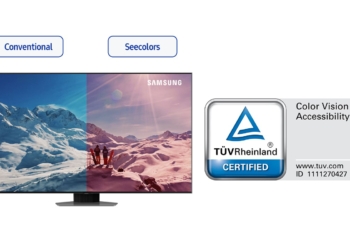 Seecolors da samsung melhora a experiência visual para daltónicos