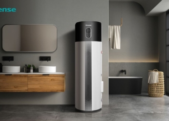 Hi-water é a nova a bomba de calor aqs mais inteligente e eficiente da hisense