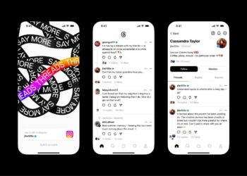 "threads" do instagram atinge 100 milhões de utilizadores