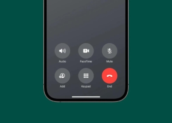 Apple ios 17 botão de chamada