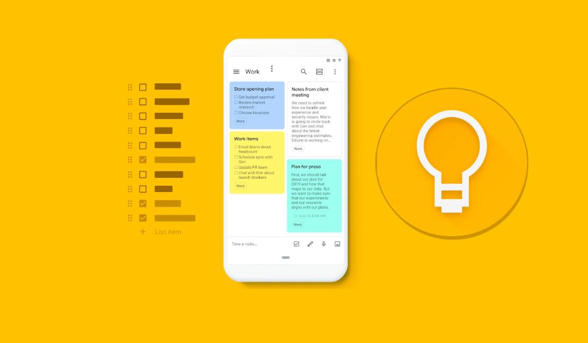 Google Keep Aplicação de notas, google, Google Keep, Keep TecheNet Google keep