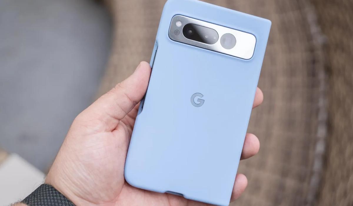 Google Pixel 8 Pro cor azul exemplo