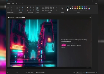 Microsoft paint inteligência artificial