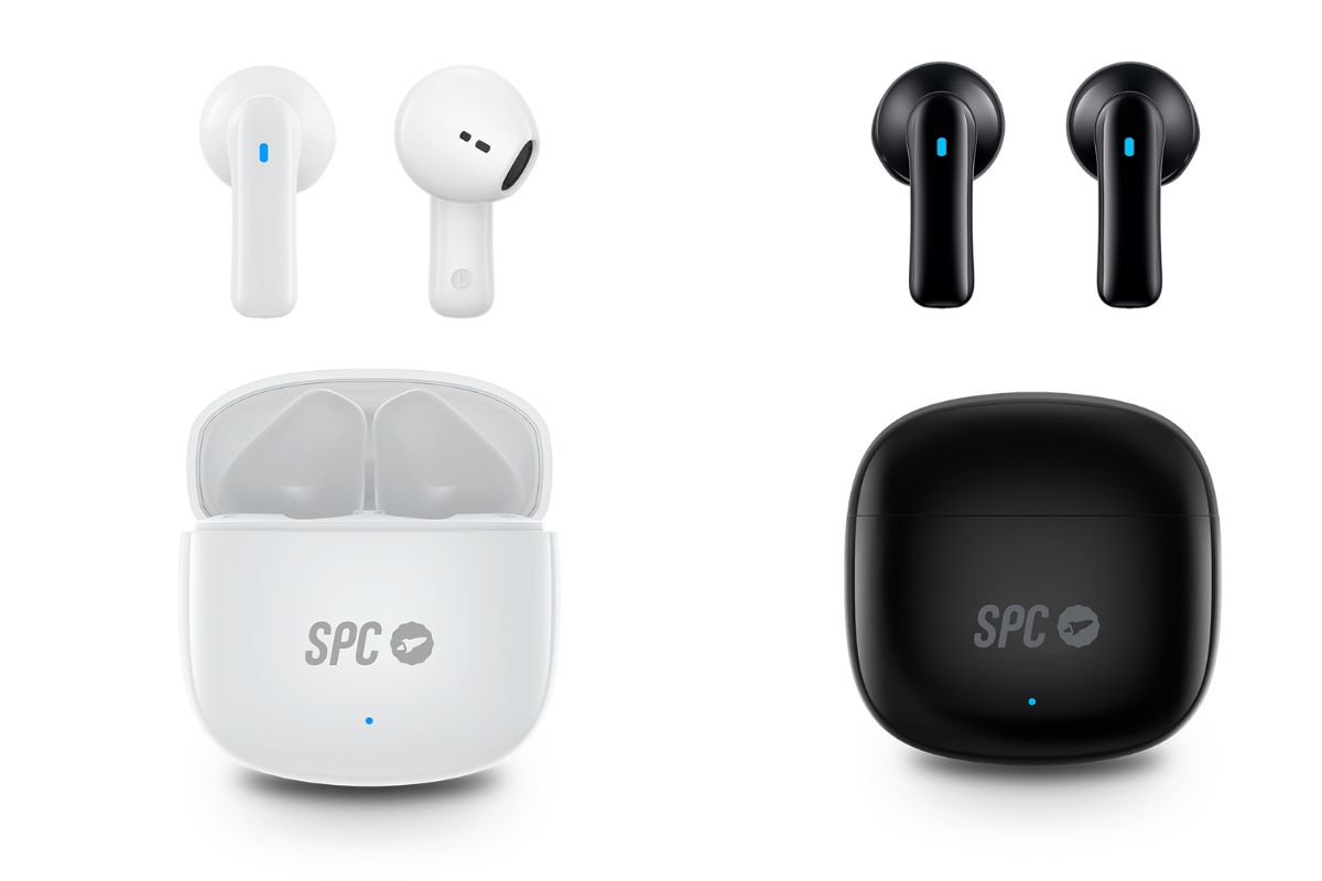 Spc zion 2 true wireless - cores branco e preto