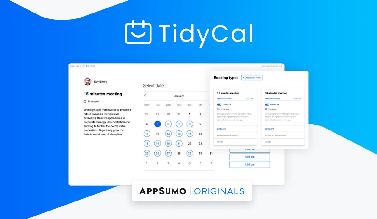 Tidycal appsumo