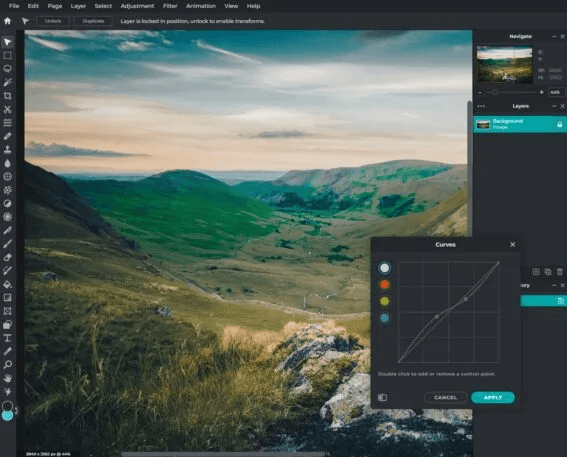 Imagem do software pixlr