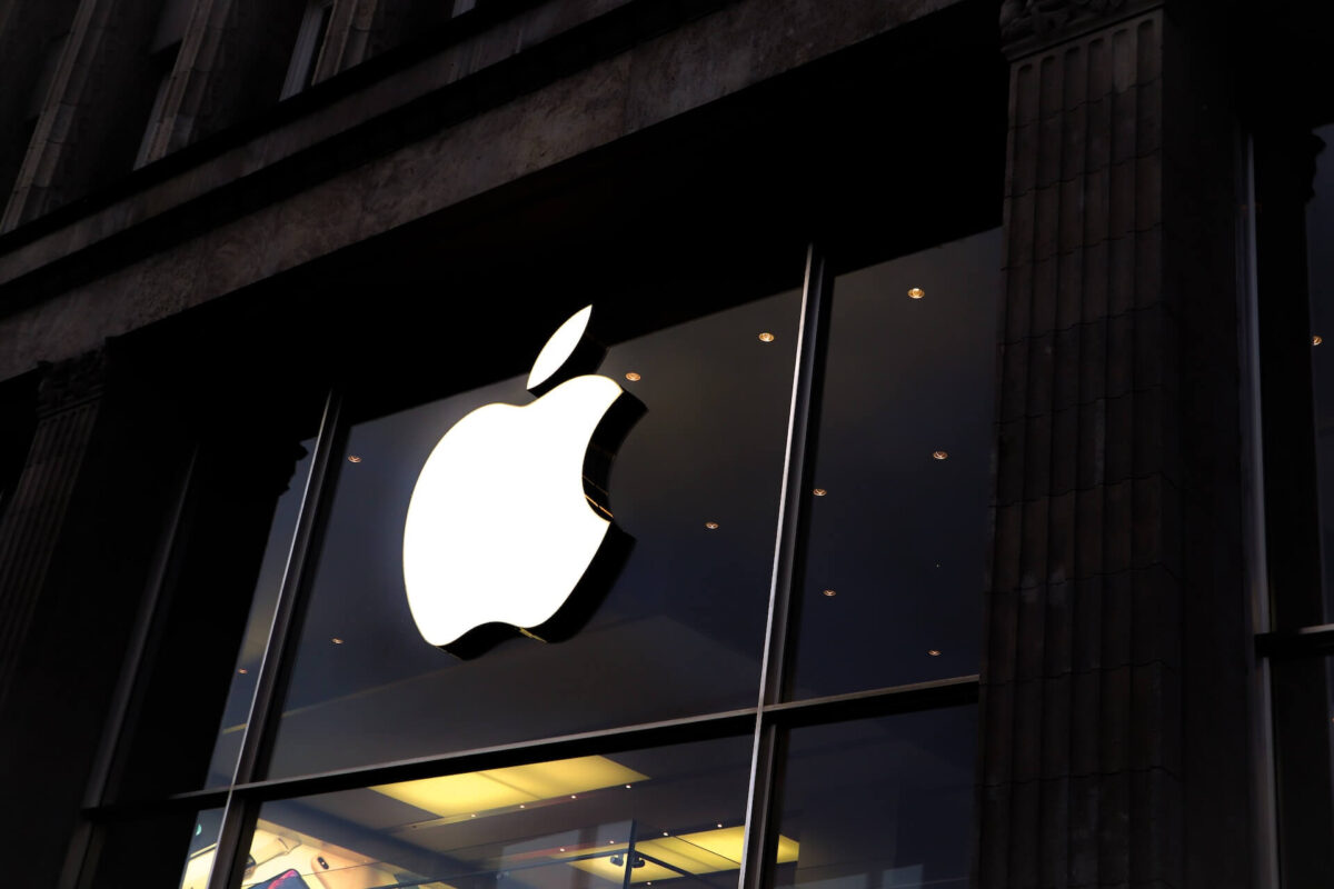 Imagem da logo da Apple