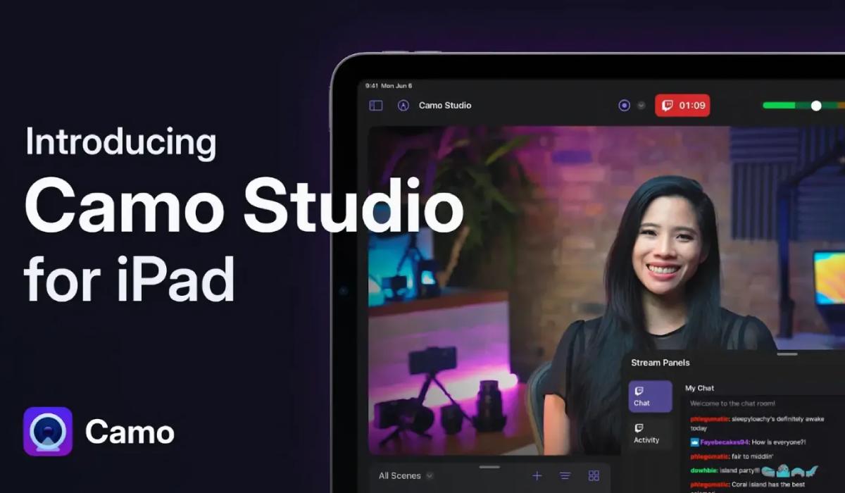 Camo Studio iPad Streaming