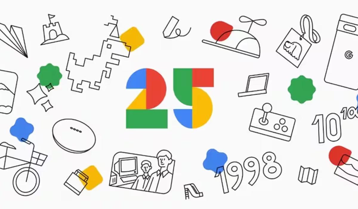 Google 25 anos produtos