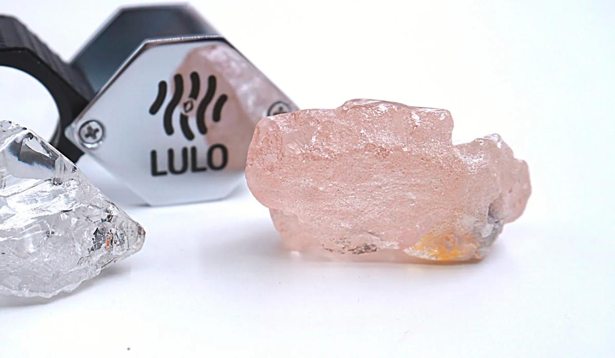 Lulo Rose Diamante cor de rosa