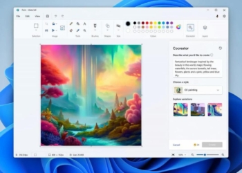 Microsoft paint inteligência artificial