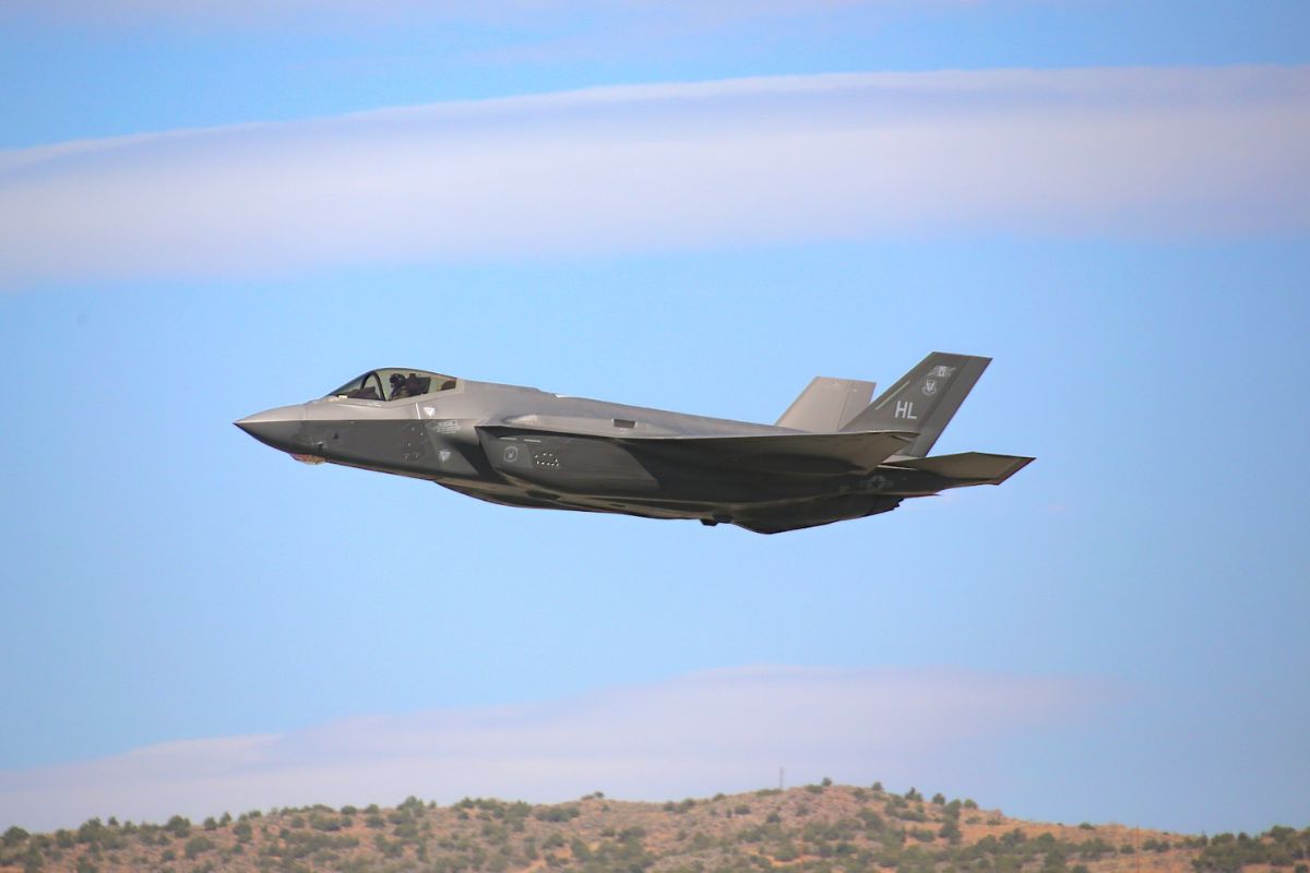 piloto de caça F35