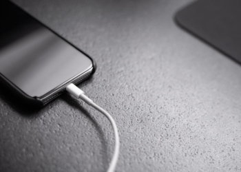 Smartphone a carregar