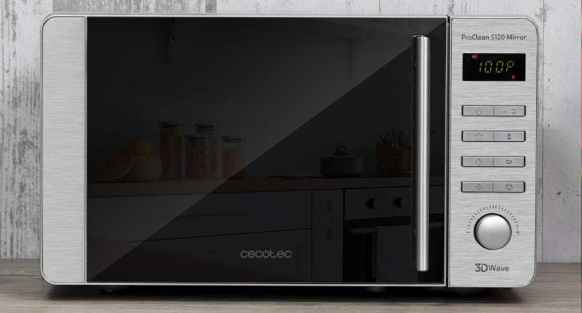 Cecotec ProClean 5120 com grill Mirror Cecotec ProClean 5120 com grill Mirror, microondas, oferta, promoção TecheNet Cecotec proclean 5120 com grill mirror