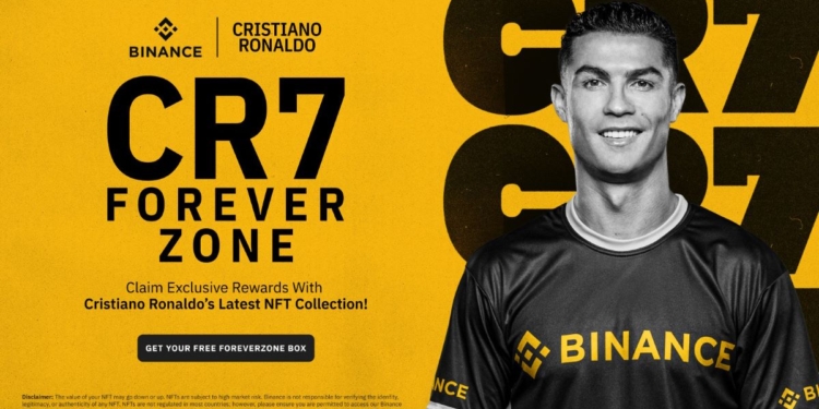 CR7 ForeverZone: Cristiano Ronaldo e Binance lançam coleção de NFTs